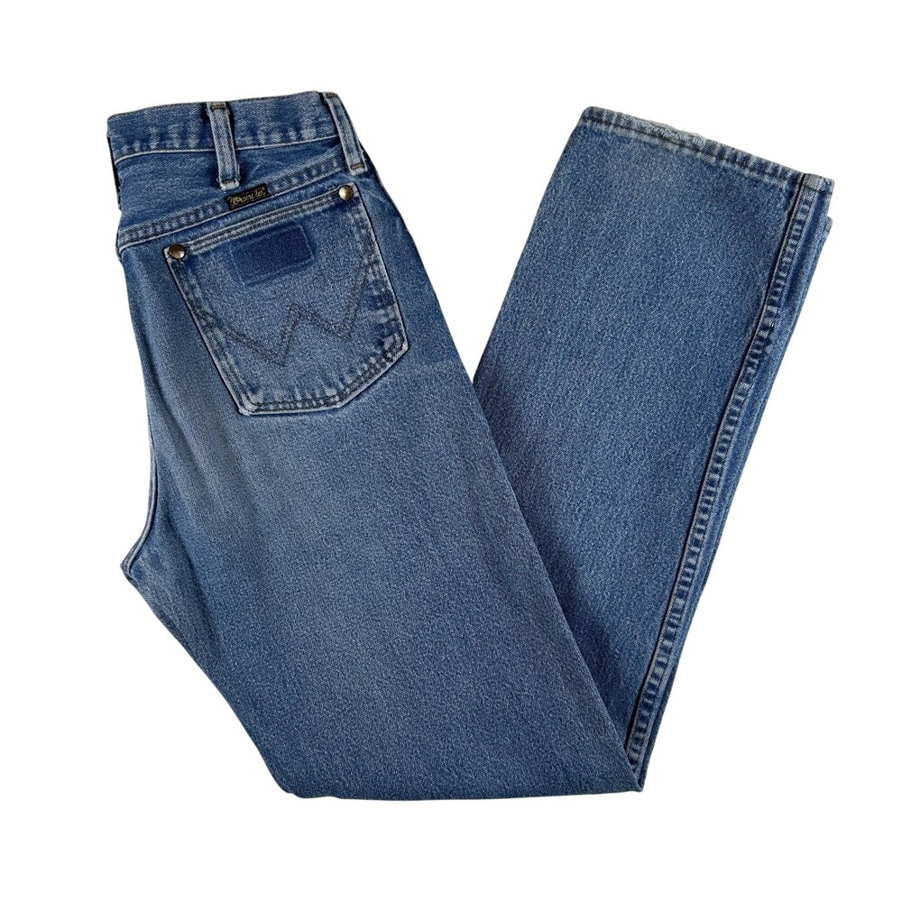 Vintage Wrangler Jeans Mens 28x31 Cowboy Cut 13MWZ Straight Regular Denim 80s